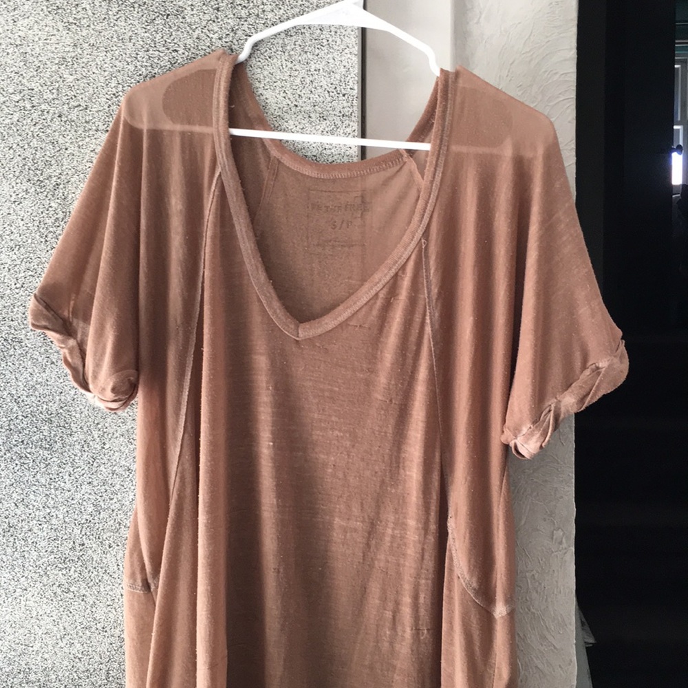 Free People Oversized Tee